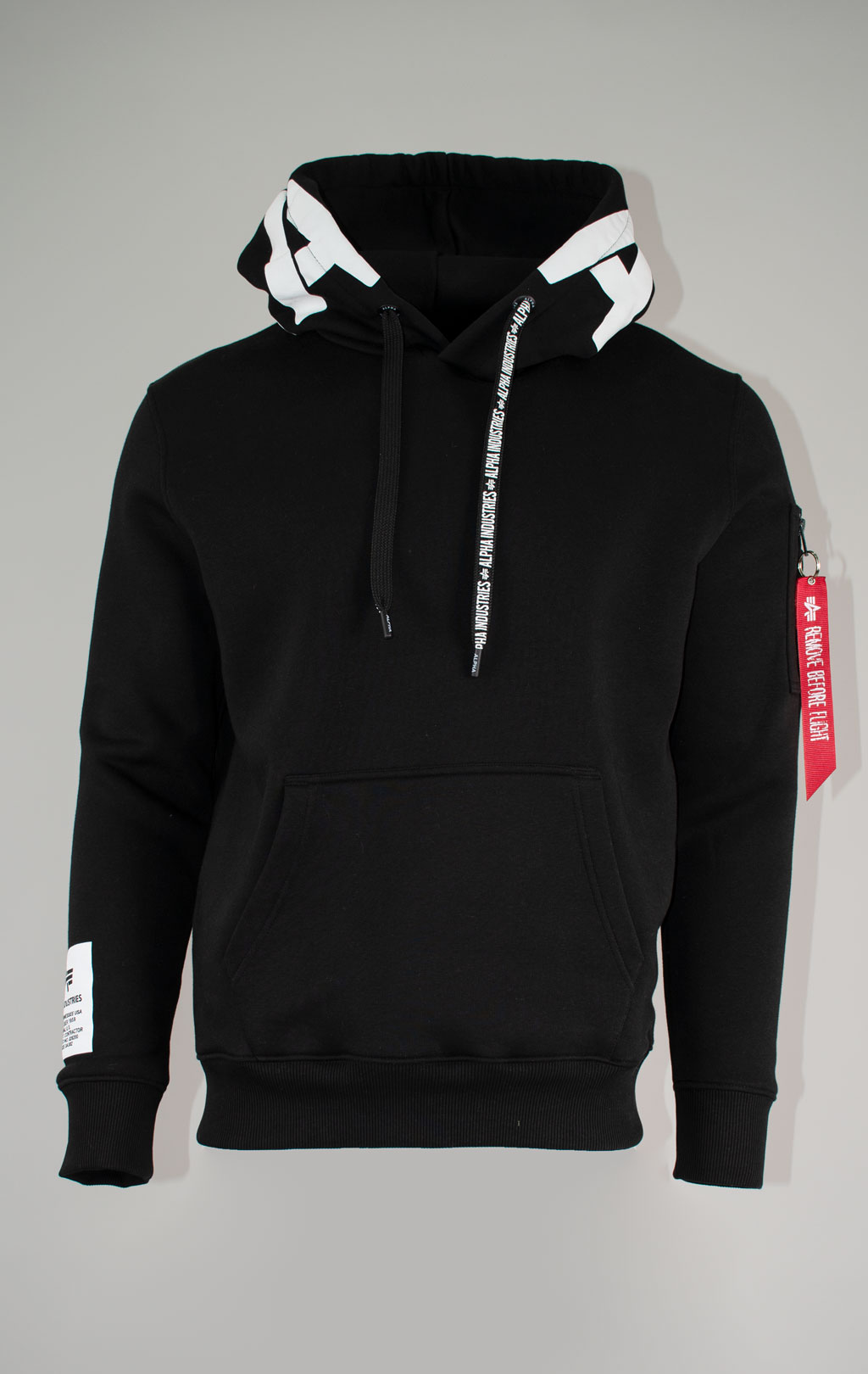 Толстовка ALPHA INDUSTRIES ALPHA HOODY black 