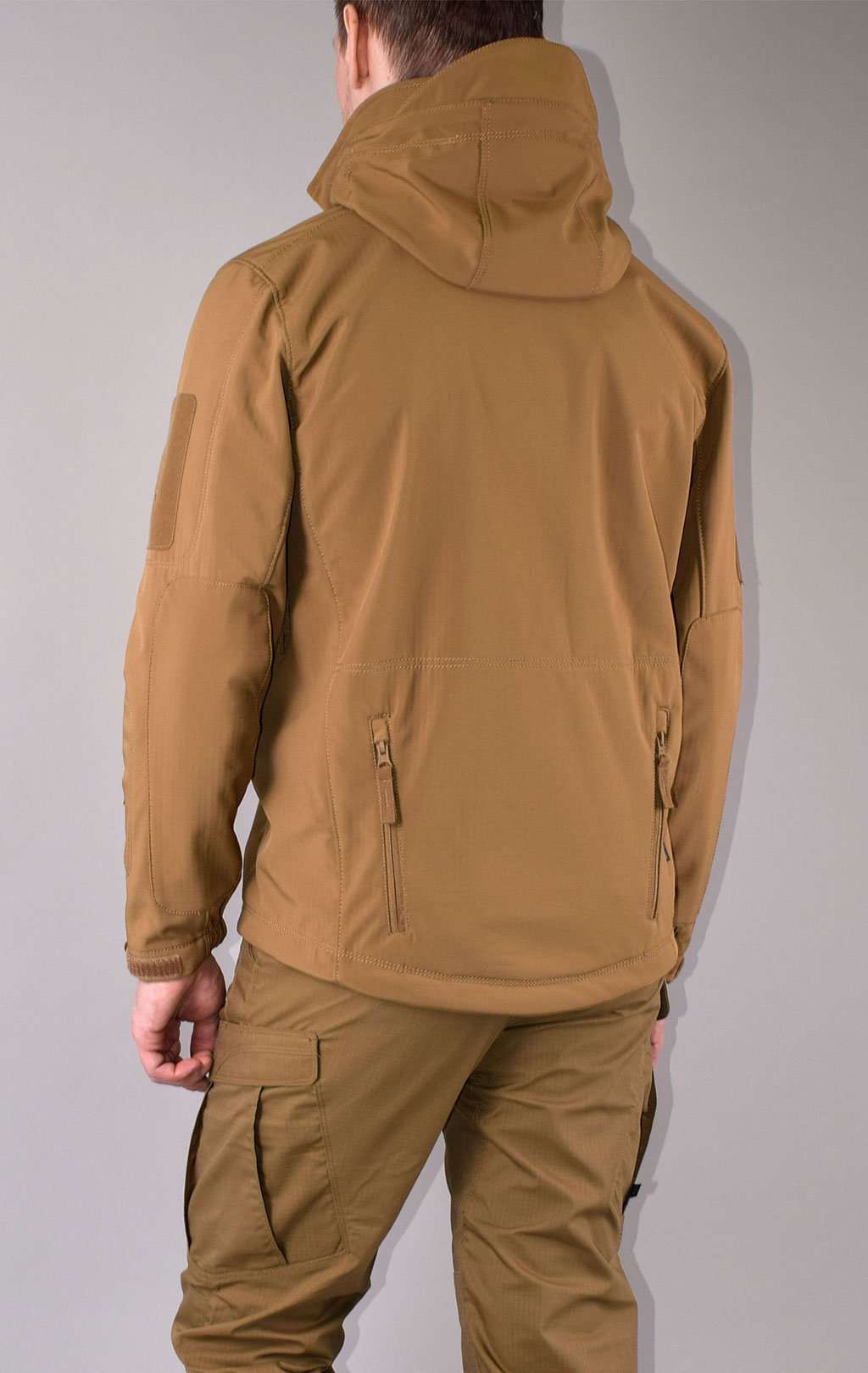 Куртка тактическая softshell Pentagon мембрана ARTAXES big size Soft Shell coyote 08011 