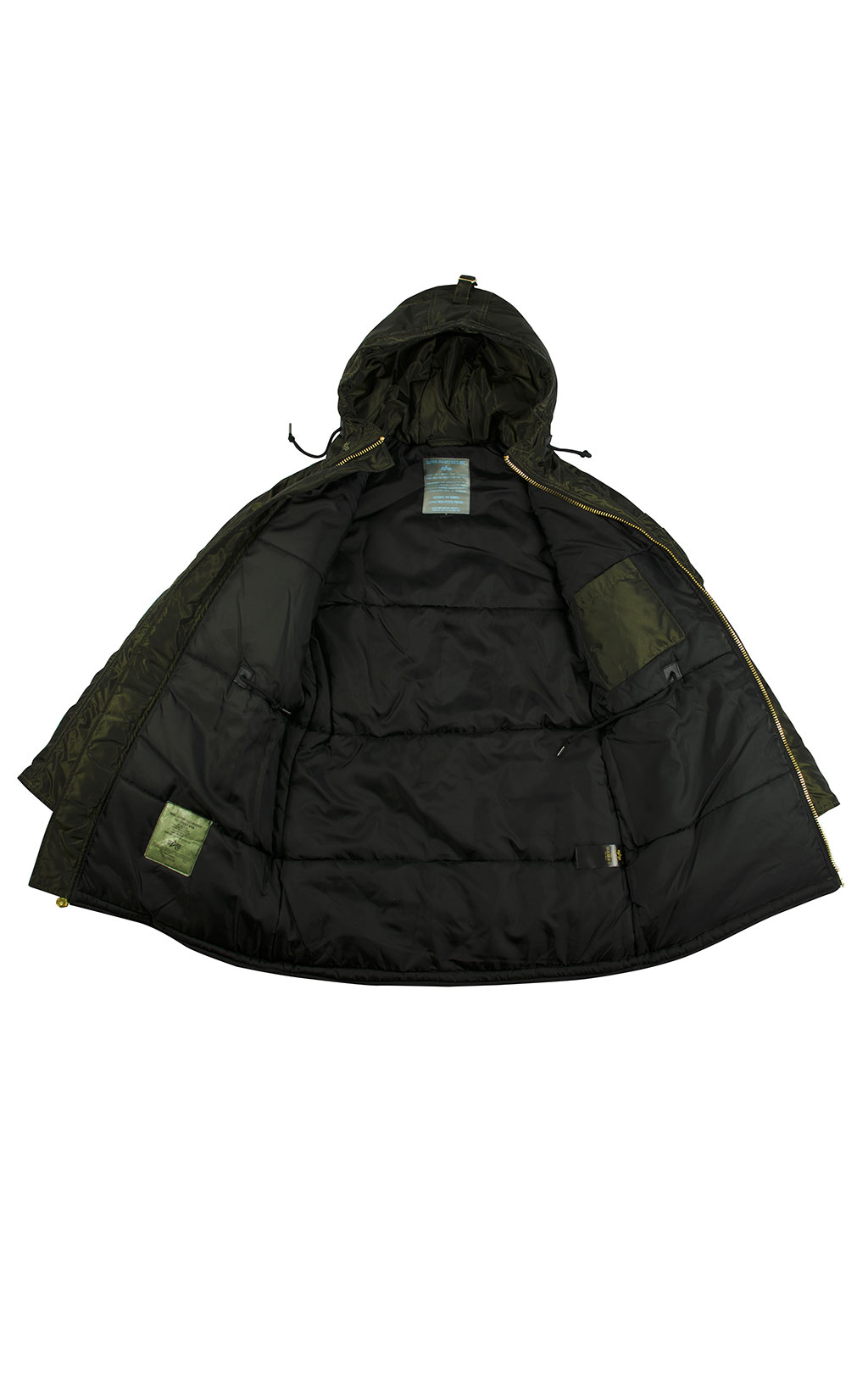 Женская аляска ALPHA INDUSTRIES EXPARKA dark green 