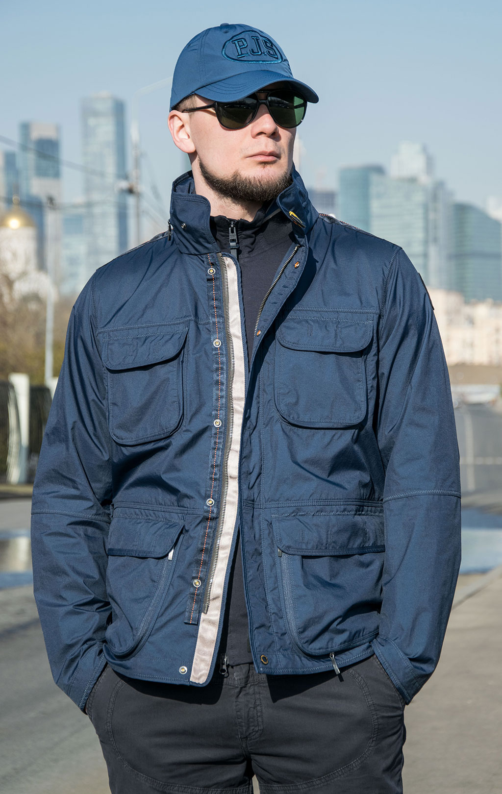 Ветровка PARAJUMPERS DESERT M-65 SS 22 navy 