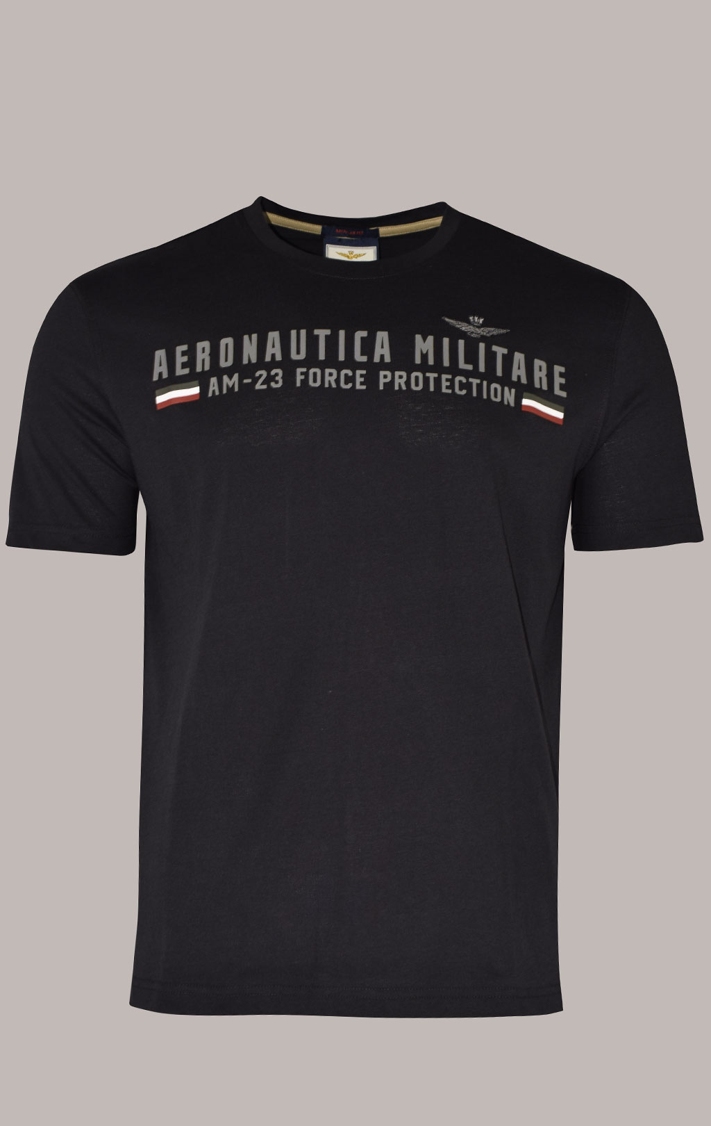 Футболка AERONAUTICA MILITARE SS 22/BD jet black (TS 1942) 