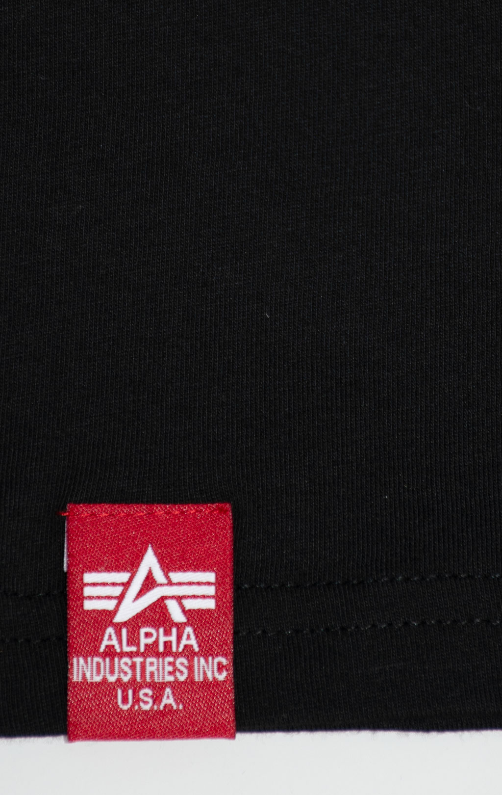 Футболка ALPHA INDUSTRIES ALPHA WORDING T black 