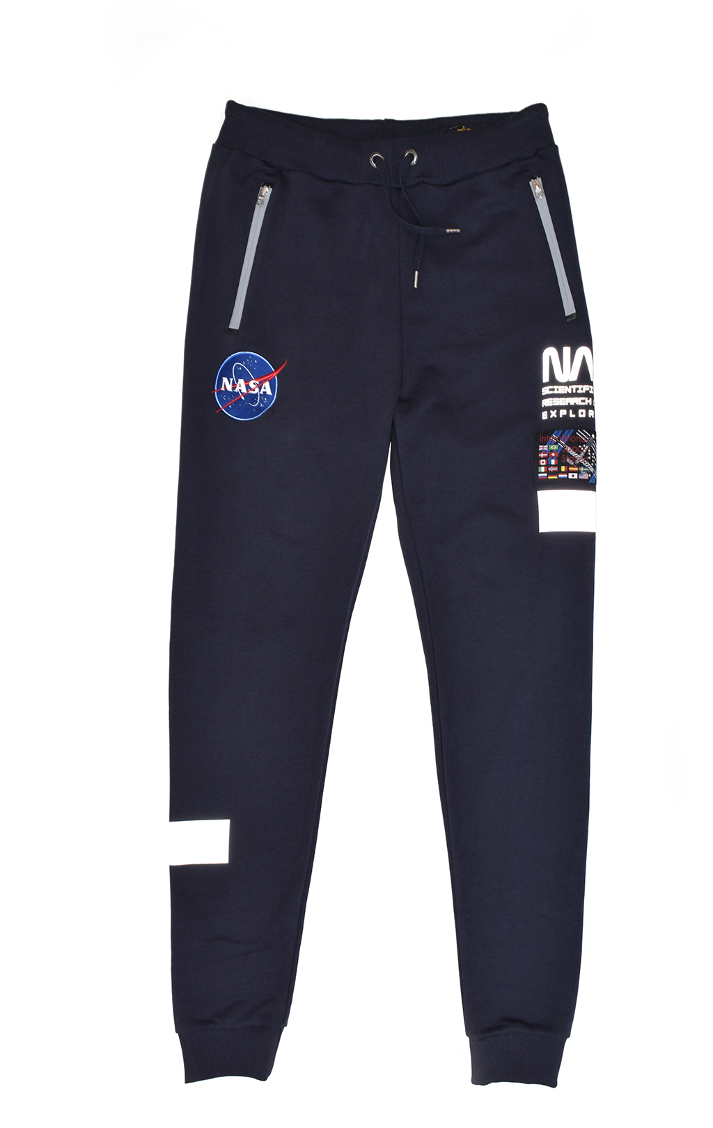 Брюки спортивные джоггеры ALPHA INDUSTRIES NASA ODYSSEY JOGGER rep. blue 