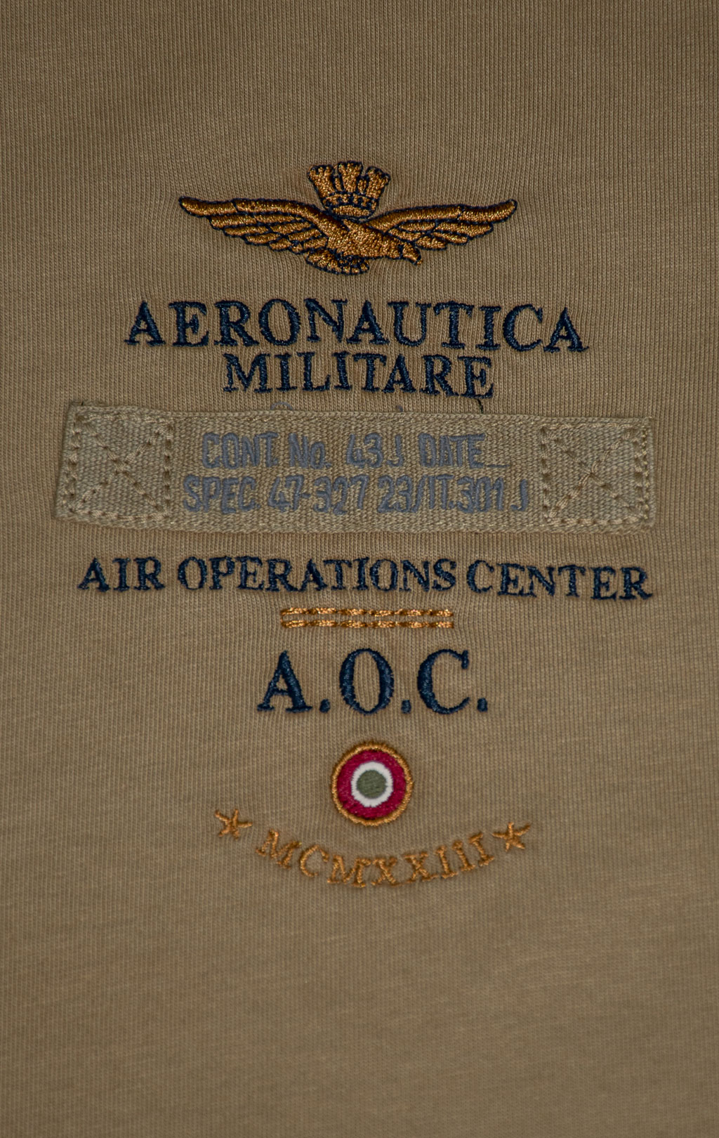Лонгслив AERONAUTICA MILITARE FW 25/26/TR colonial abbey (TS 2470) 