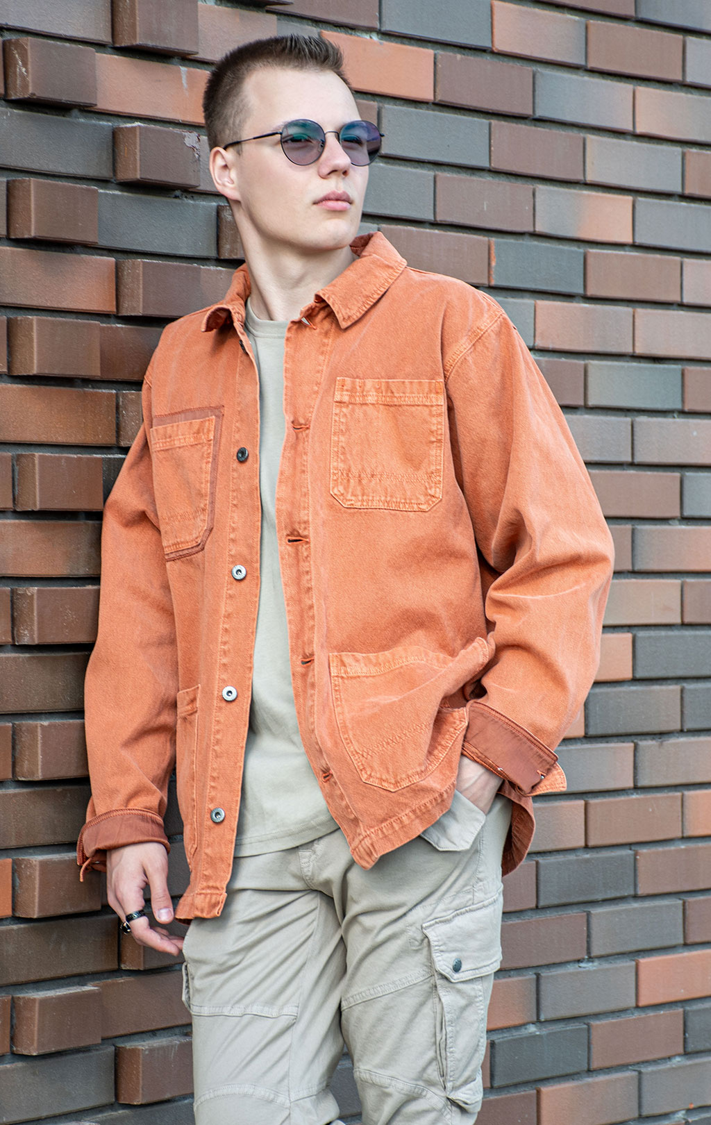 Ветровка ALPHA INDUSTRIES CTN CHORE COAT SS 25 m muted saffron 