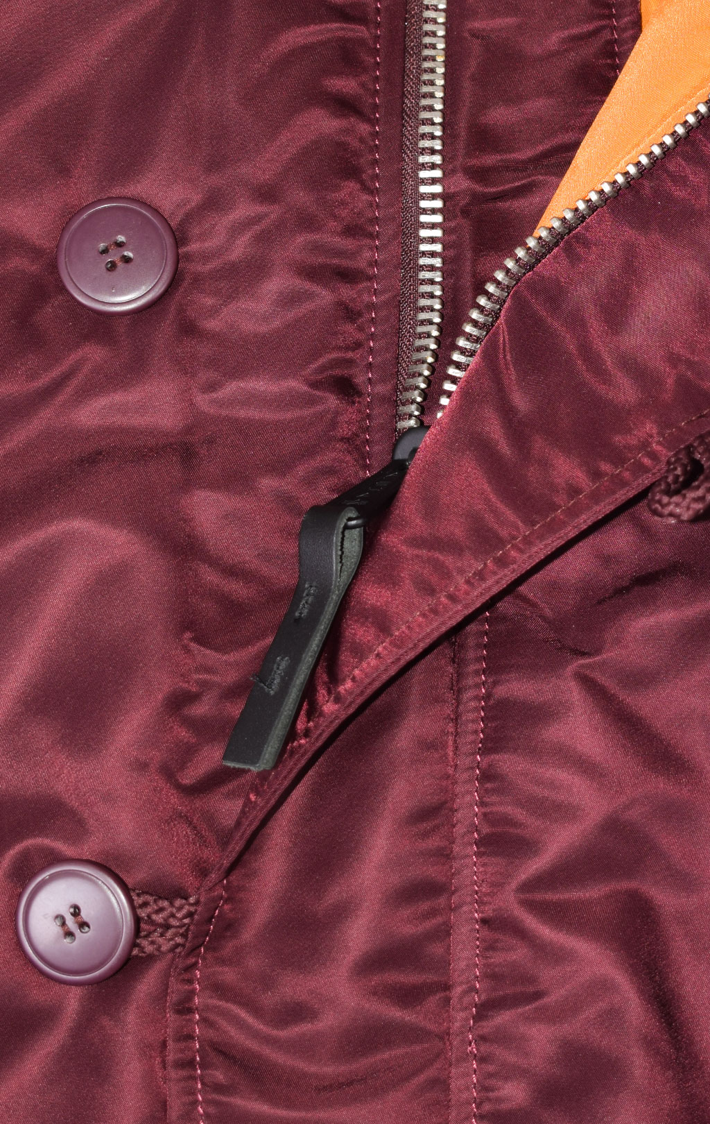 Аляска ALPHA INDUSTRIES SLIM FIT GEN-I N-3B натур. мех maroon/orange 