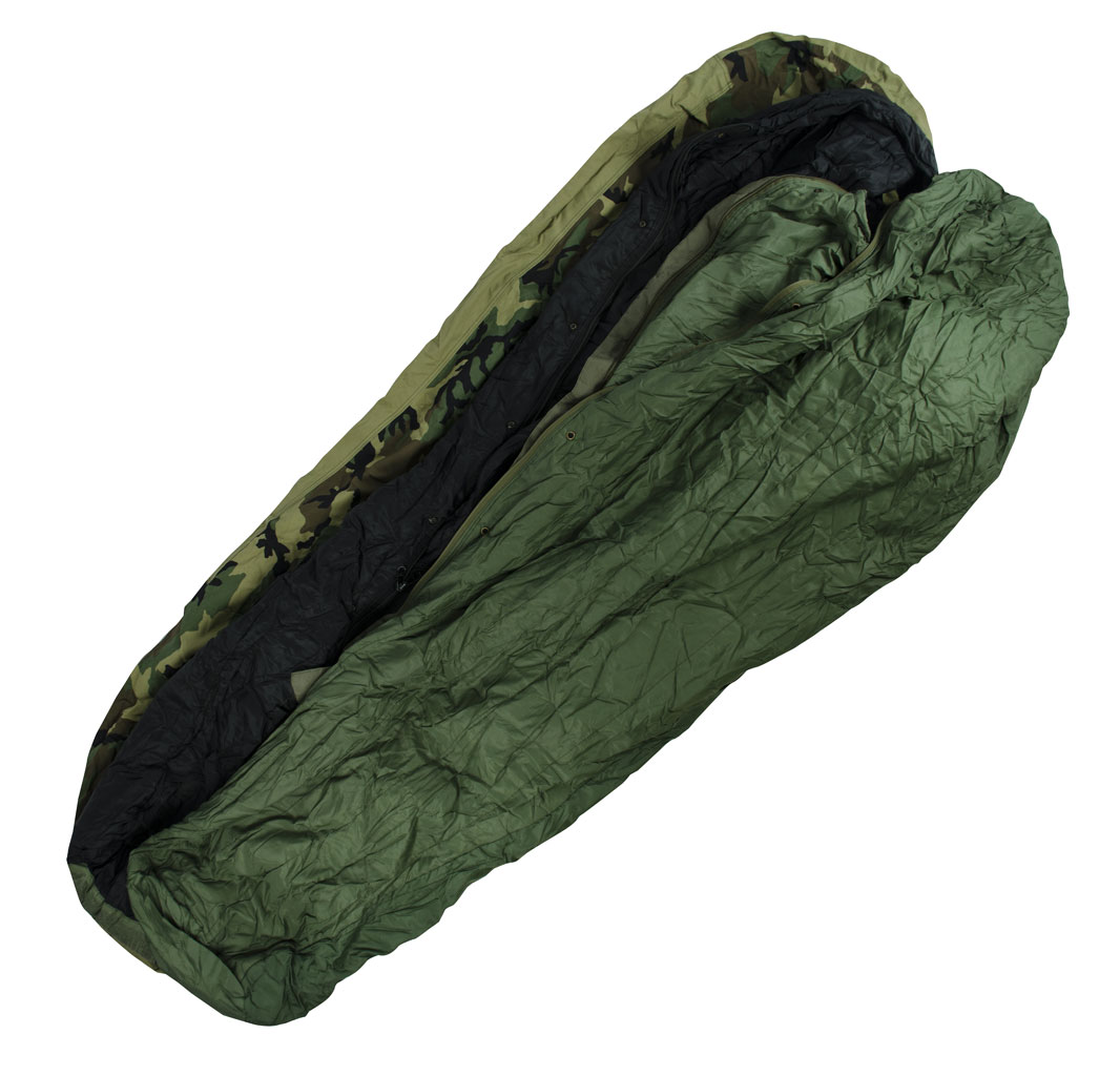 Спальный мешок-система Gore-Tex Gore-Tex camo woodland 2-кат. США