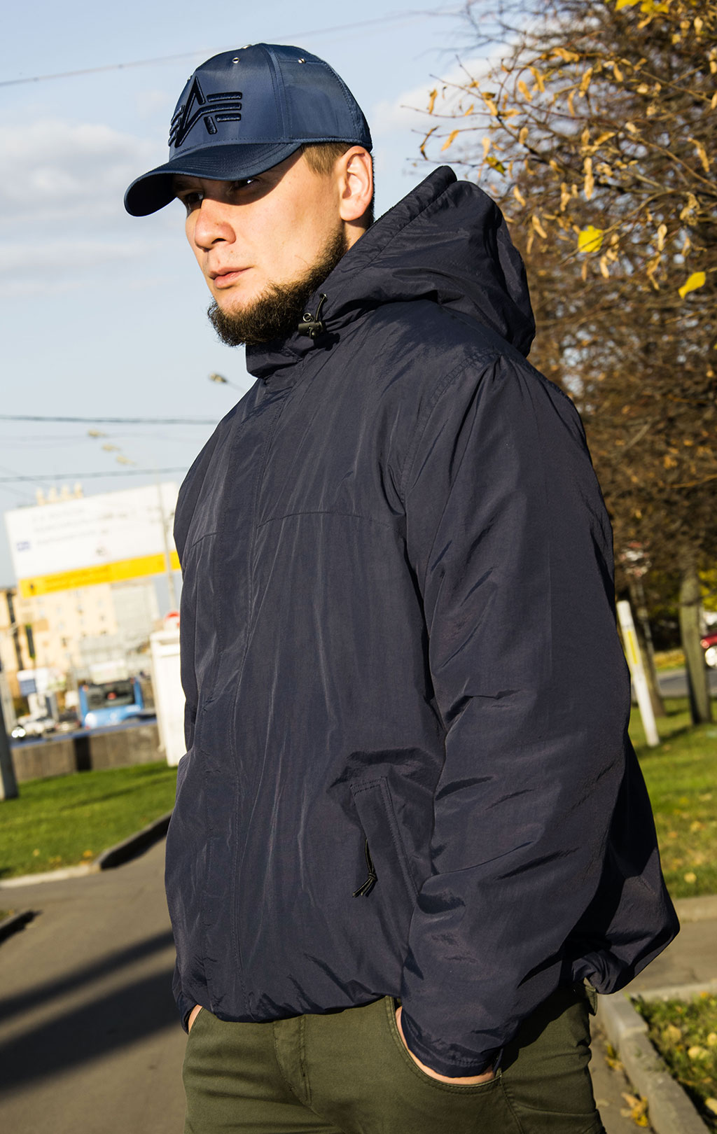 Куртка Surplus WINDBREAKER ZIPPER navy 