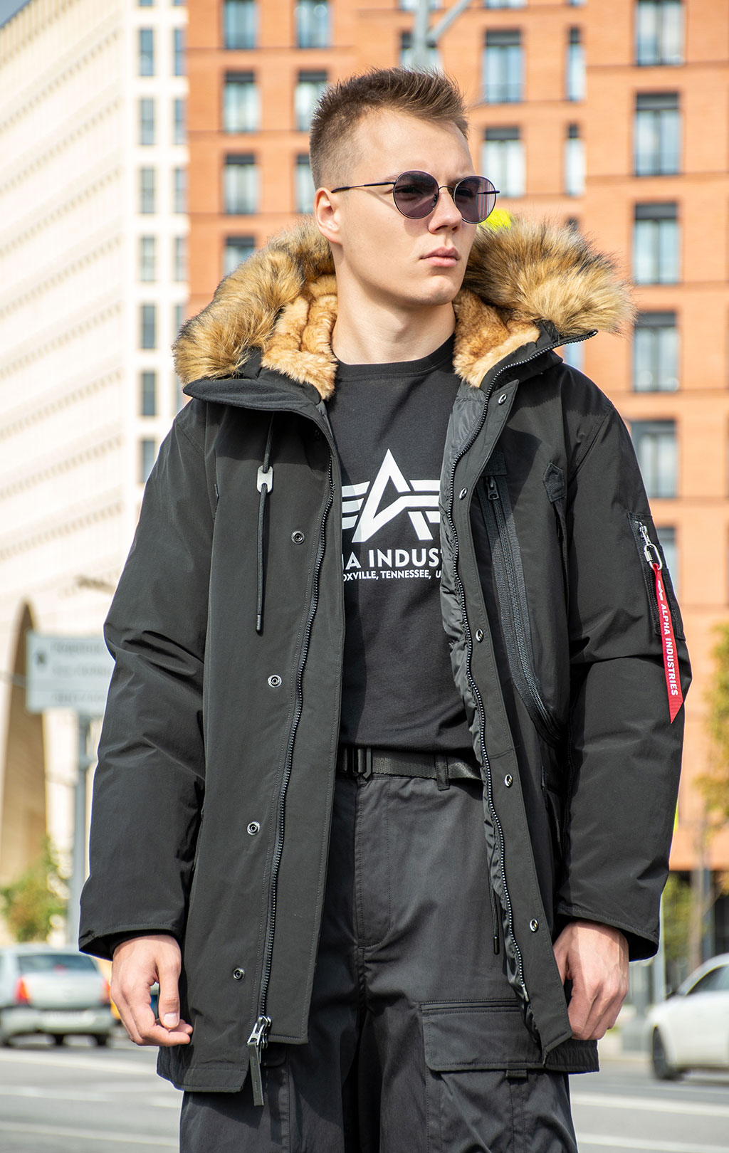 Аляска ALPHA INDUSTRIES ALPINE PARKA GEN-II N-3B FW 24/25 black 