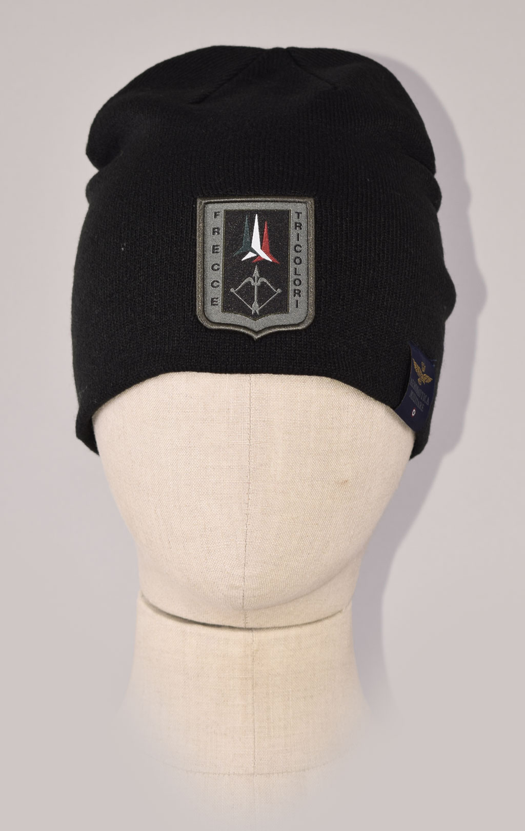 Шапка вязаная AERONAUTICA MILITARE FW 23/24/CN black (CU 036)