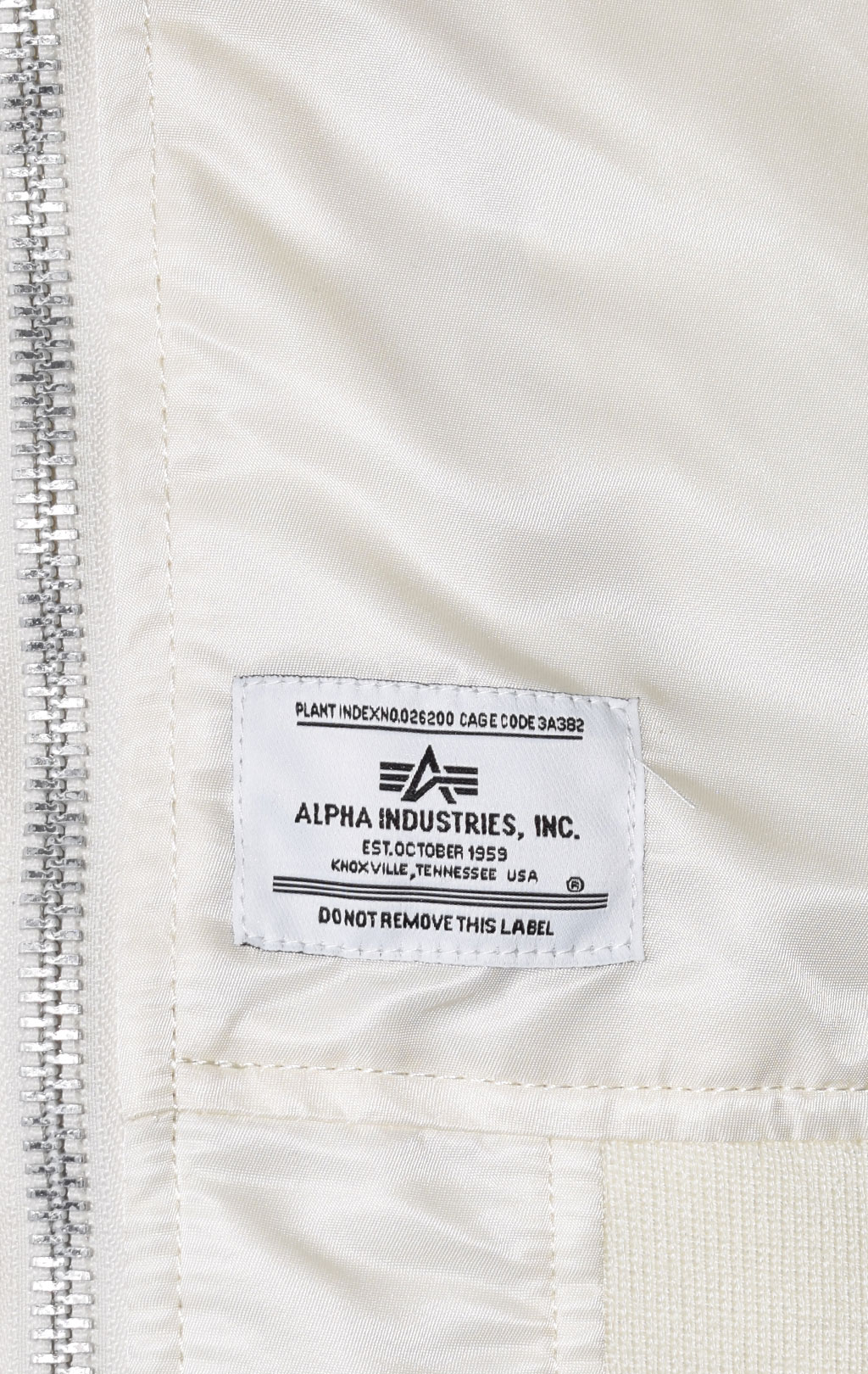 Ветровка ALPHA INDUSTRIES NASA GEN-II FLIGHT JACKET L-2B SS 23 m off white 