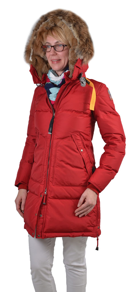 Куртка PJS жен. LONG BEAR red 