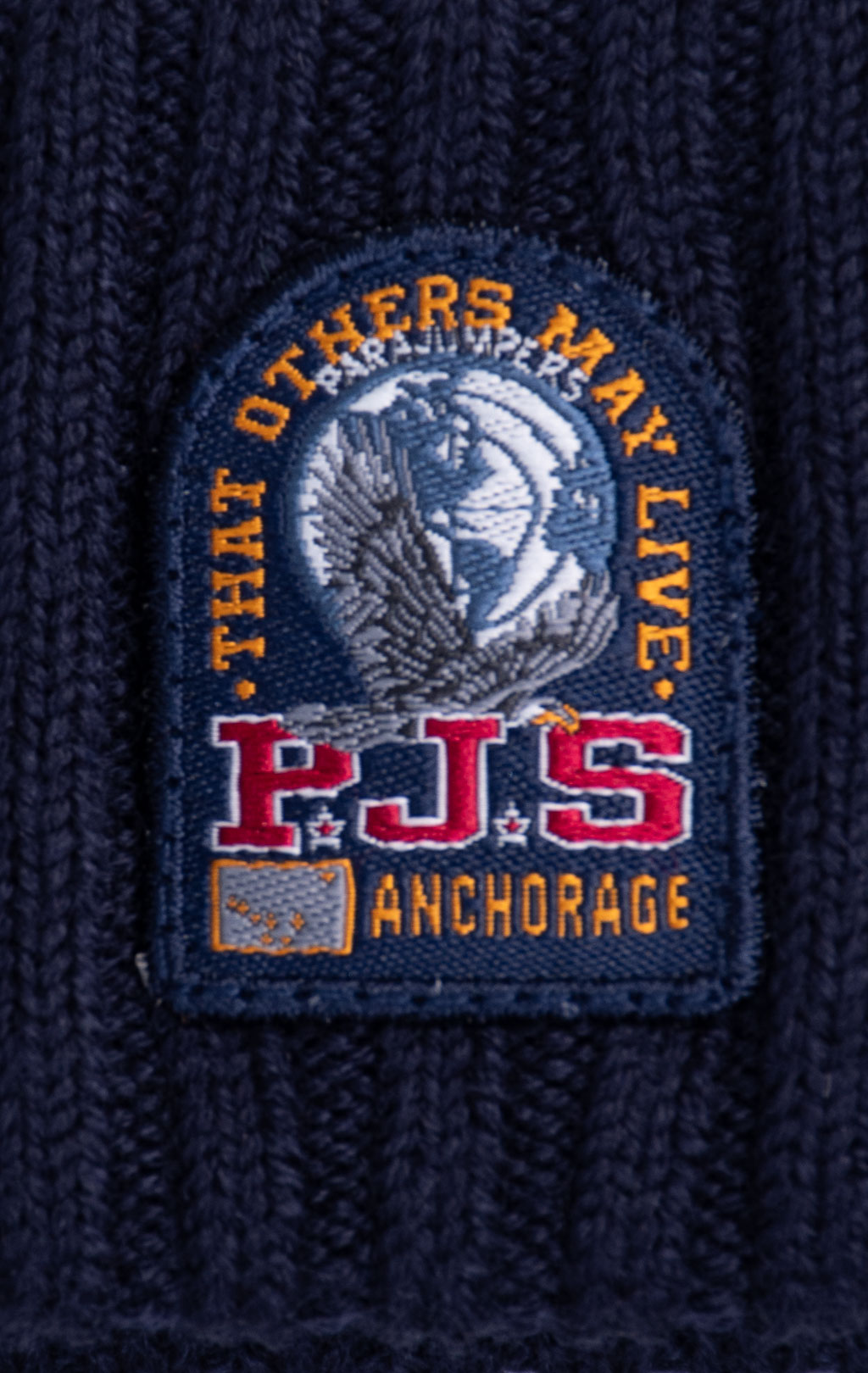 Шапка вязаная PARAJUMPERS MATIO FW 26/27 blue navy 
