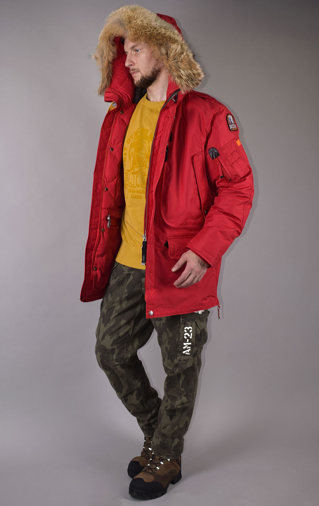 Аляска-пуховик PARAJUMPERS KODIAK FW 19/20 scarlet 