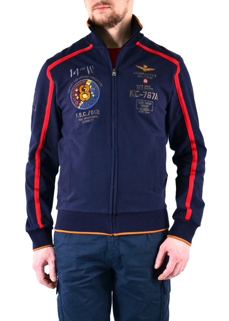 Толстовка AERONAUTICA MILITARE blue navy (FE 1250) 