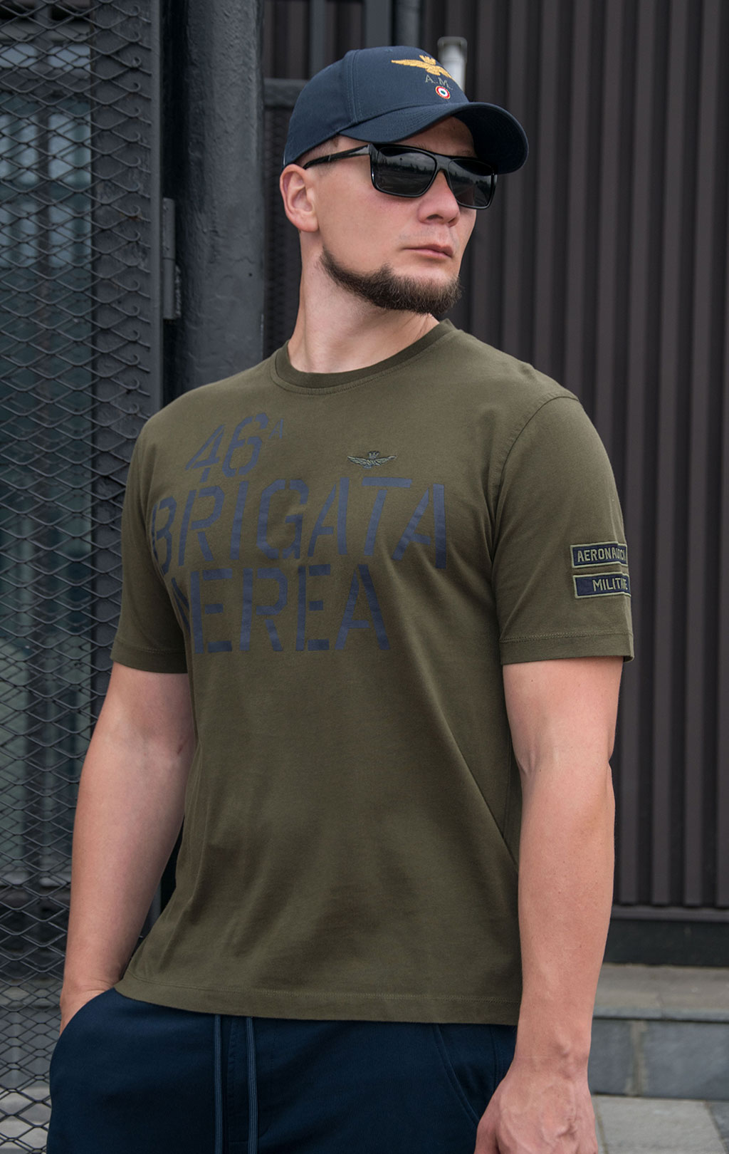 Футболка AERONAUTICA MILITARE FW 23/24/TR off green (TS 2128) 