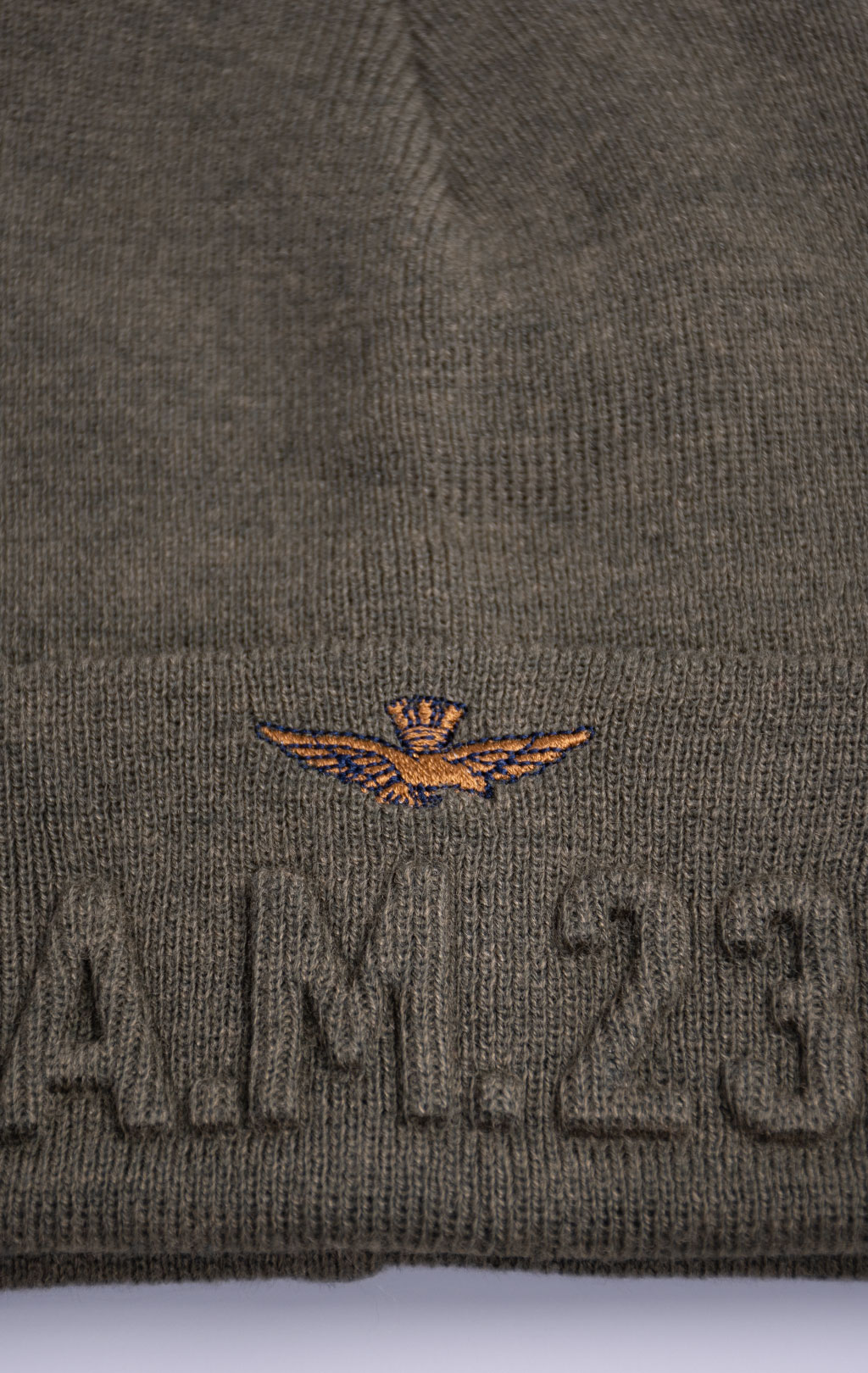Шапка вязаная AERONAUTICA MILITARE FW 26/27/CN olivine (CU 0099) 