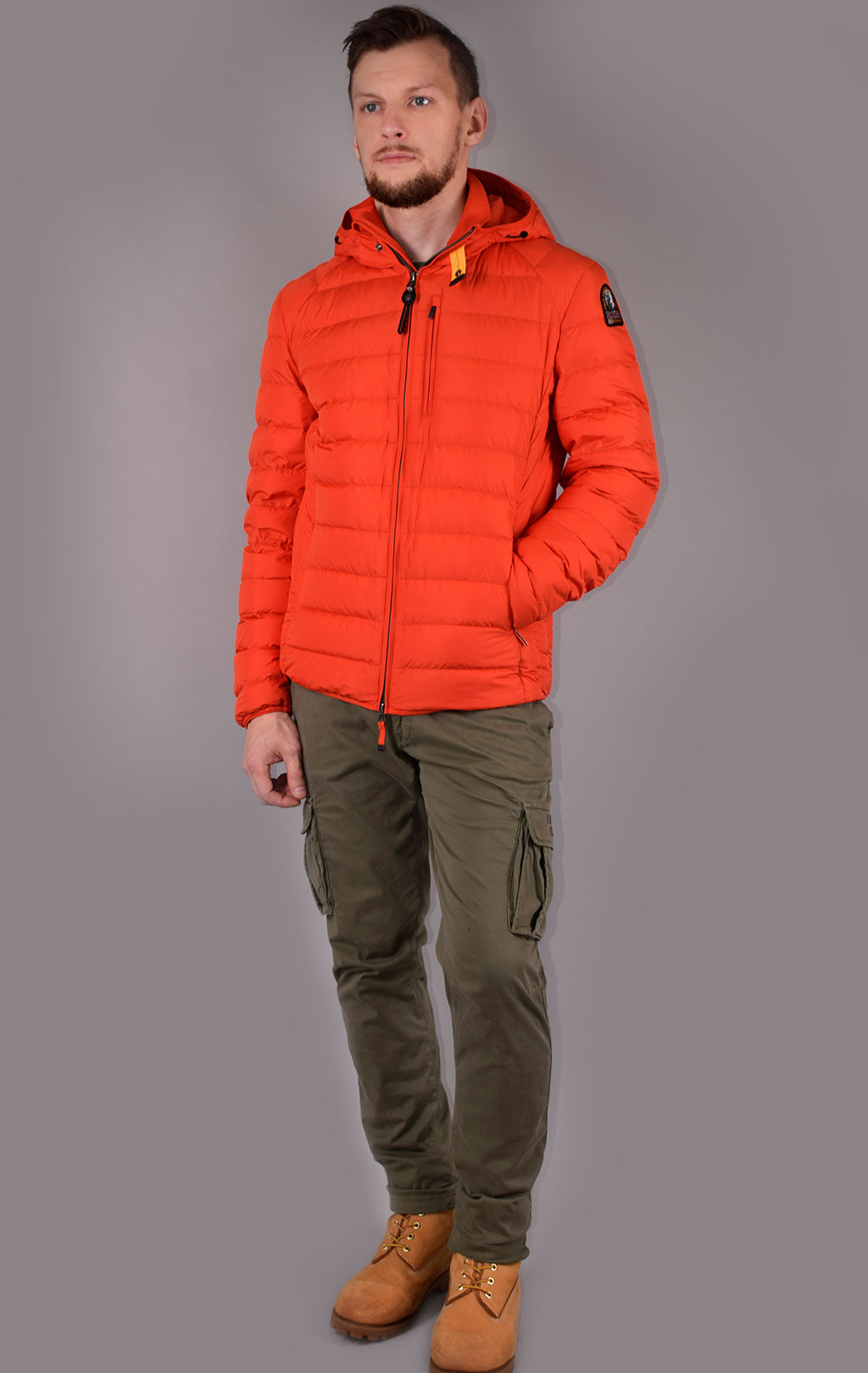 Куртка-пуховик лёгкая PARAJUMPERS LAST MINUTE FW 19/20 orange 