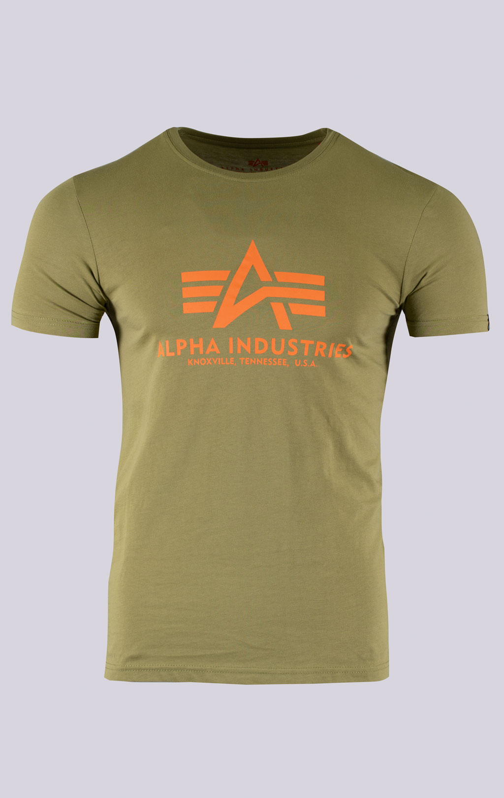 Футболка ALPHA INDUSTRIES BASIC T big size khaki green 