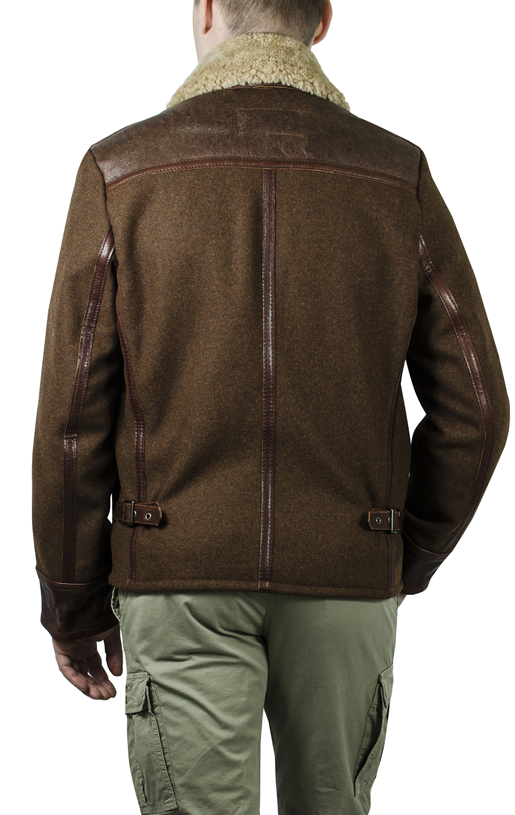 Куртка-пилот SCHOTT NYC Multi Media FLIGHT JCT 27 овчина brown (284) 