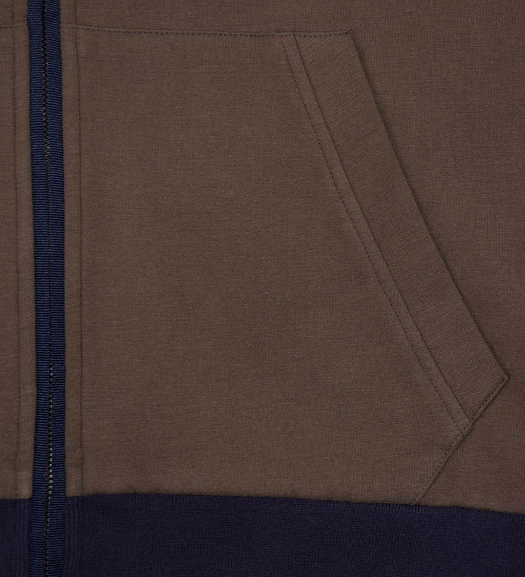 Толстовка с капюшоном AERONAUTICA MILITARE blue navy/verde bosco (FE 1318) 