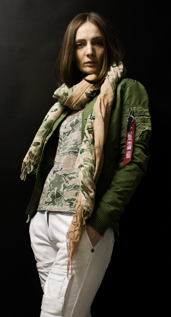 Ветровка-бомбер ALPHA INDUSTRIES жен. TT MA-1 sage green Ветровка-бомбер ALPHA INDUSTRIES жен. TT MA-1 sage green