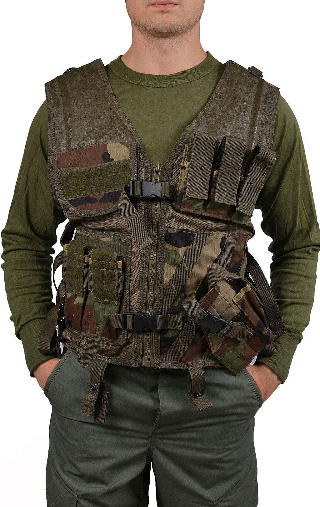 Жилет тактический Mil-Tec USMC camo woodland 