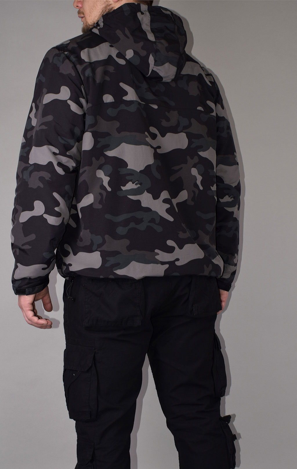 Анорак Surplus WINDBREAKER camo black 