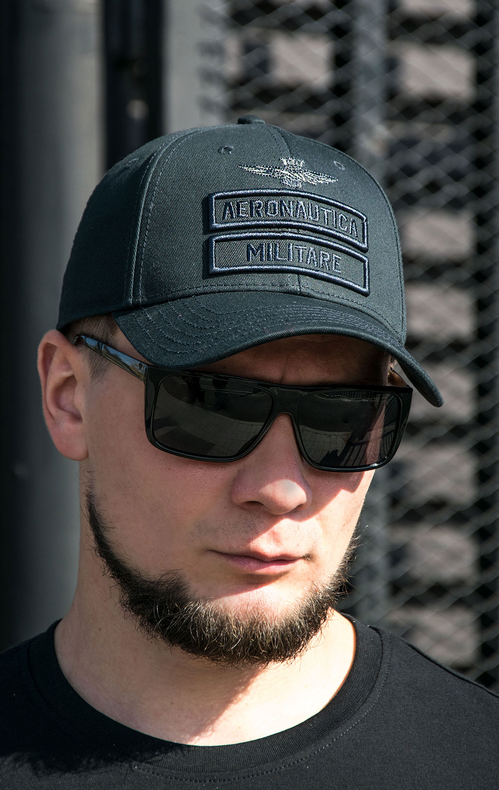 Бейсболка AERONAUTICA MILITARE SS 23/CN blue black (HA 1126)