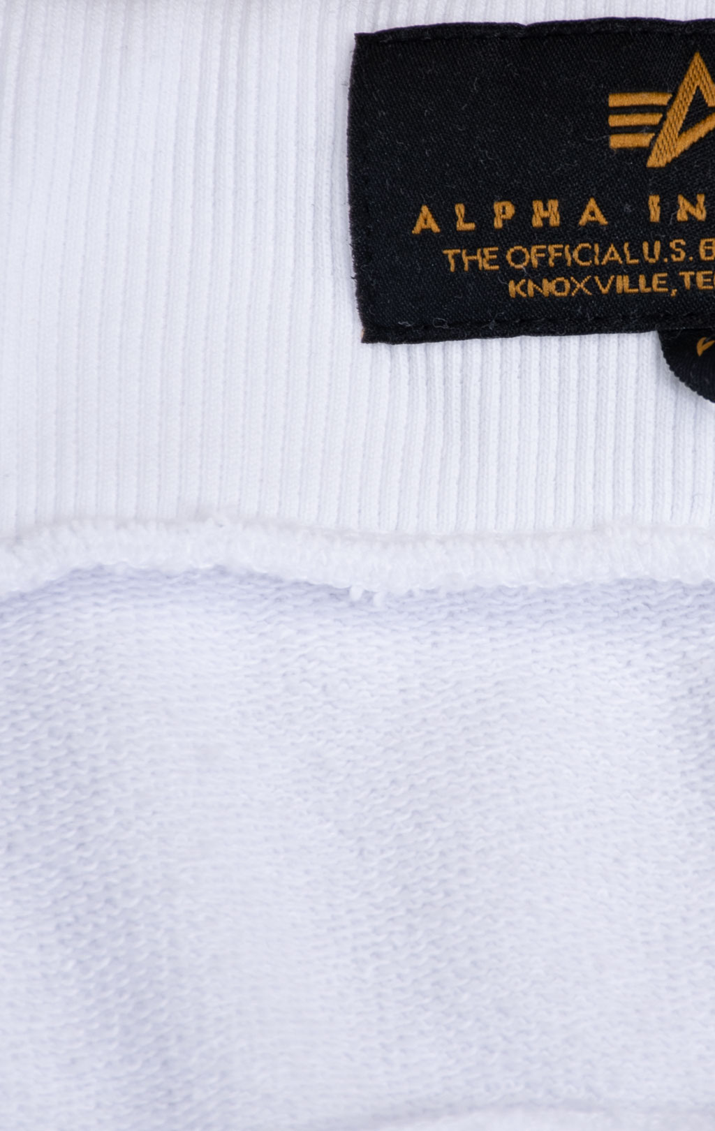 Брюки спортивные джоггеры ALPHA INDUSTRIES BIG LETTERS JOGGER white 