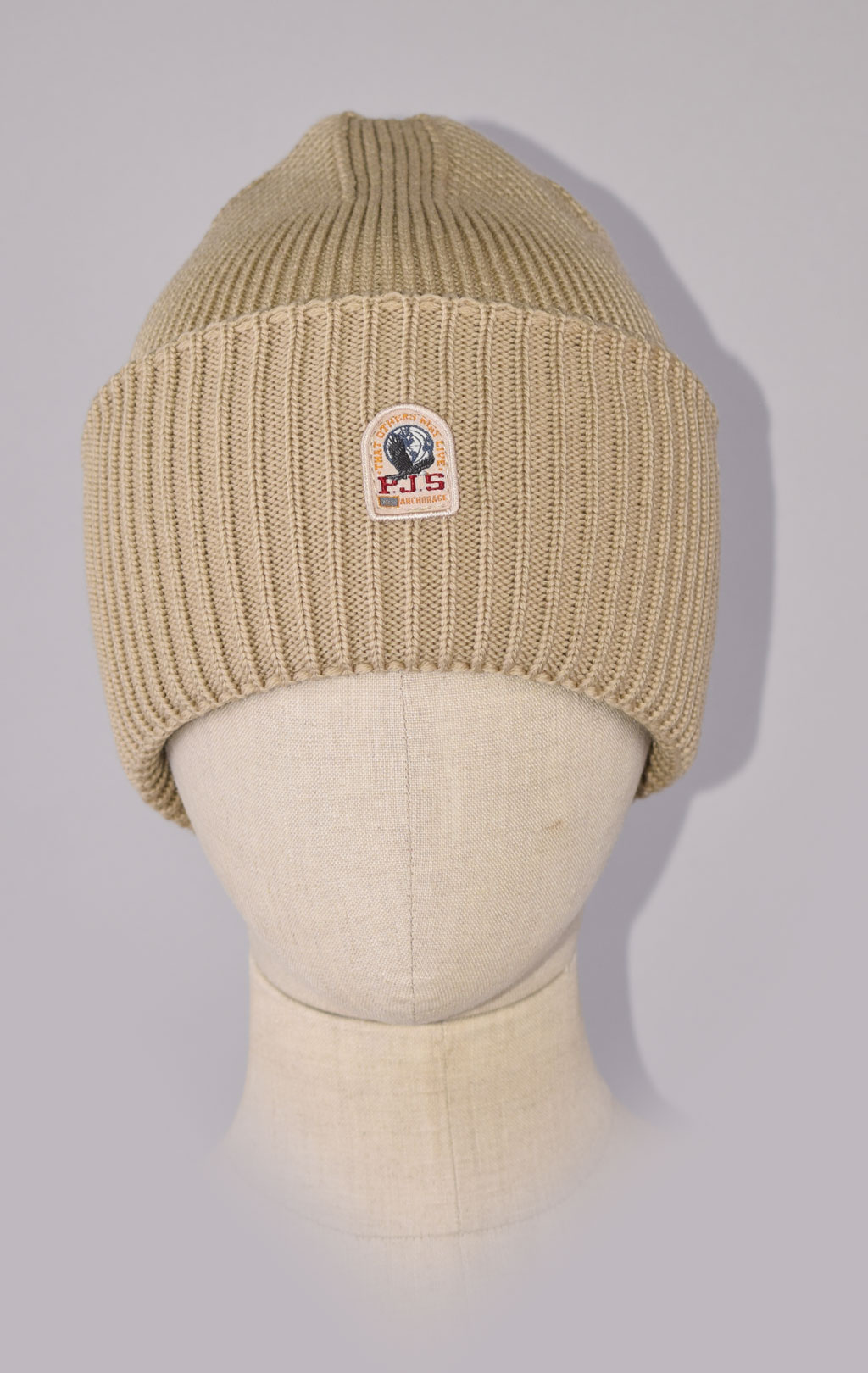 Шапка вязаная PARAJUMPERS STREET HAT FW 23/24 tapioca 