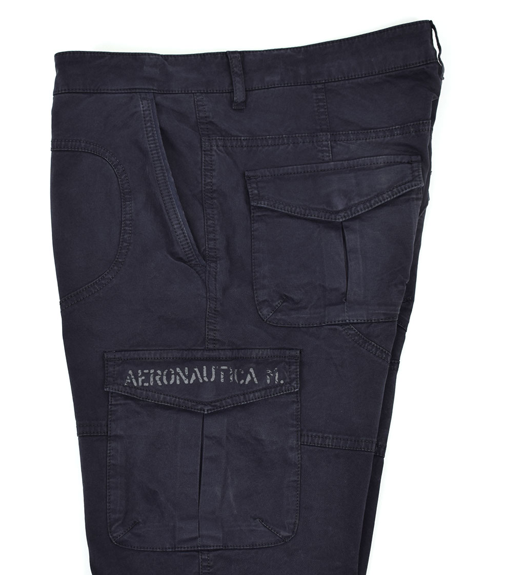 Брюки-карго AERONAUTICA MILITARE FW 19/20 blue navy (PA 1358) 