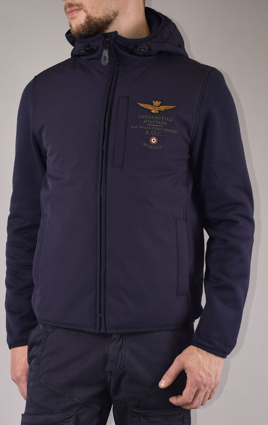 Куртка AERONAUTICA MILITARE FW 19/20 blue navy (AF 379) 