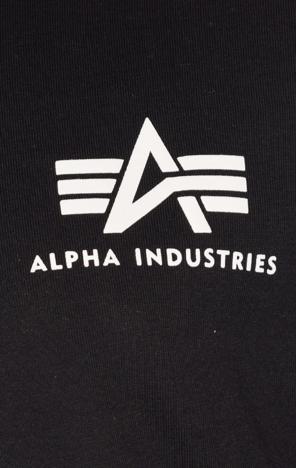 Лонгслив ALPHA INDUSTRIES SLEEVE PRINT HEAVY LS black 