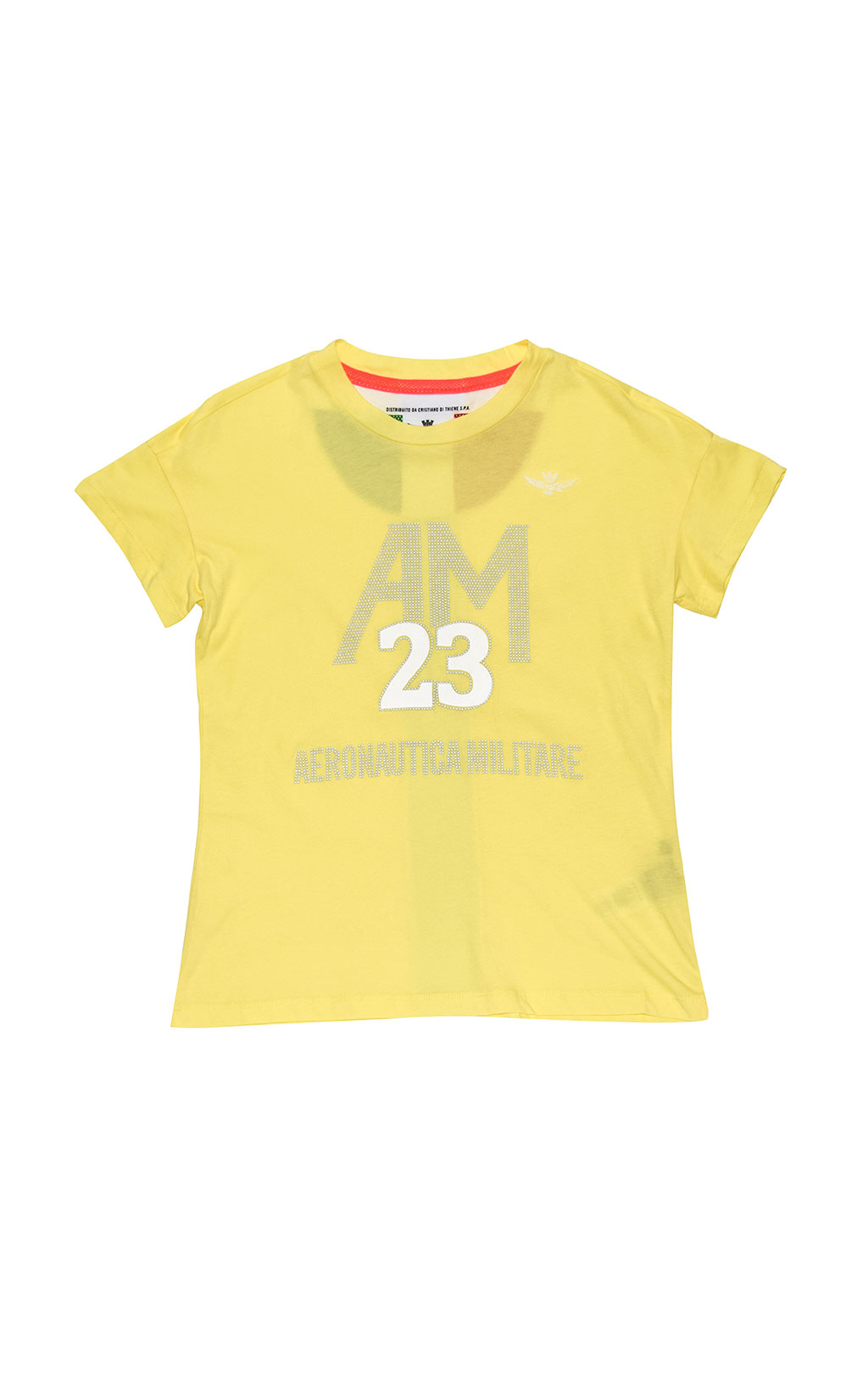 Женская футболка AERONAUTICA MILITARE SS 21/TR giallo (TS 1871) 