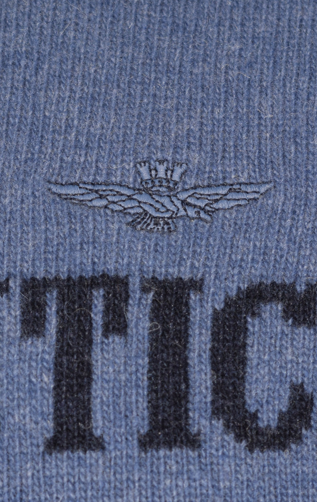 Свитер AERONAUTICA MILITARE FW 23/24/BG deep ocean blue (MA 1463) 