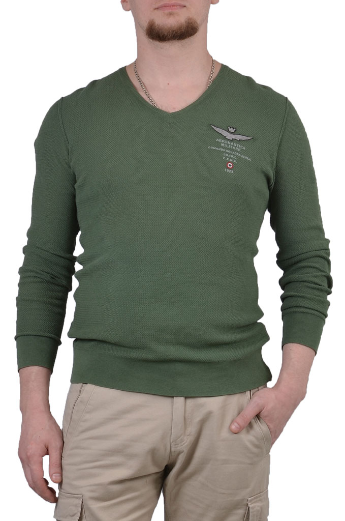 Свитер AER. MILITARE green (MA 916)