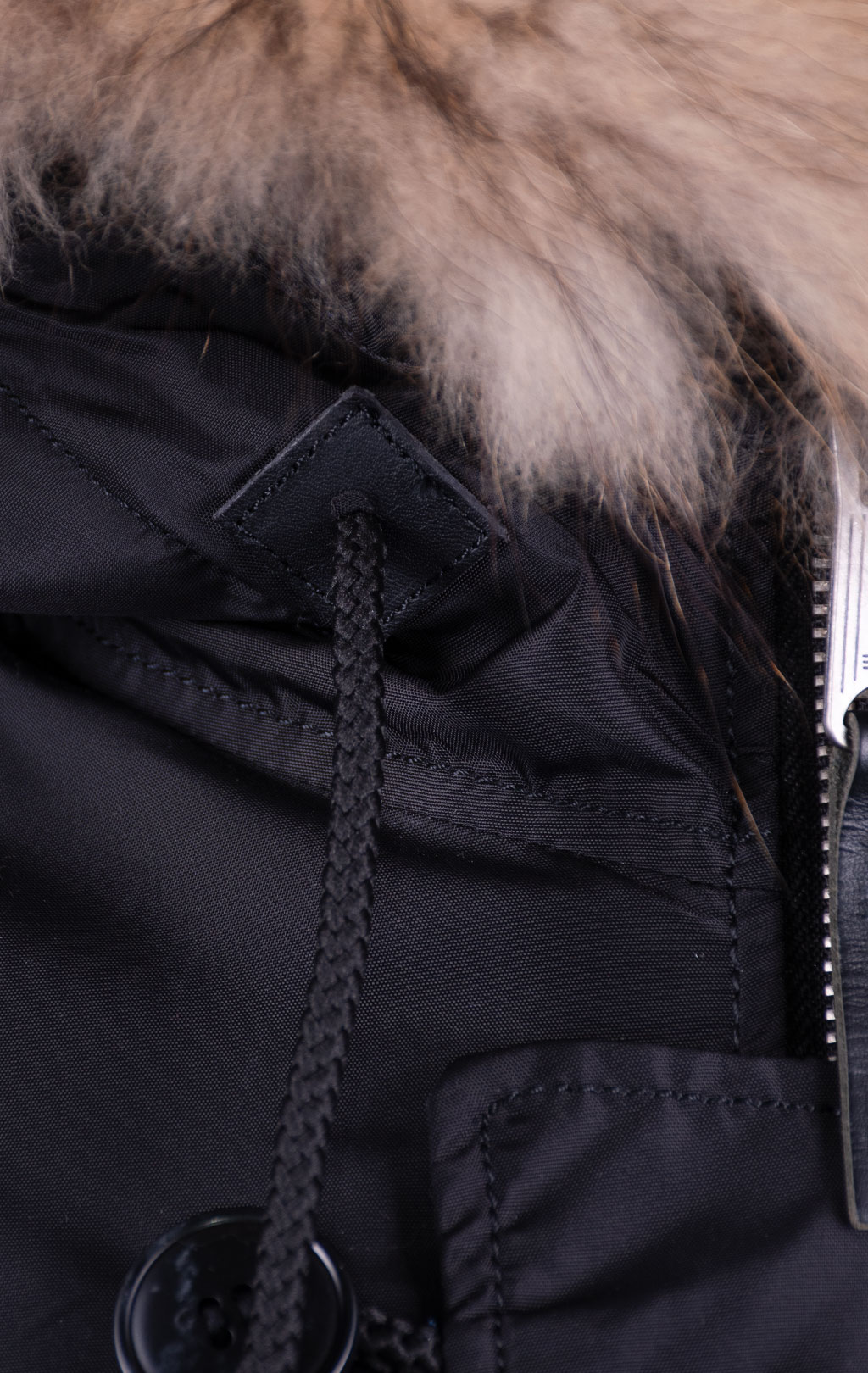 Женская аляска ALPHA INDUSTRIES PPS N-3B натур. мех black 