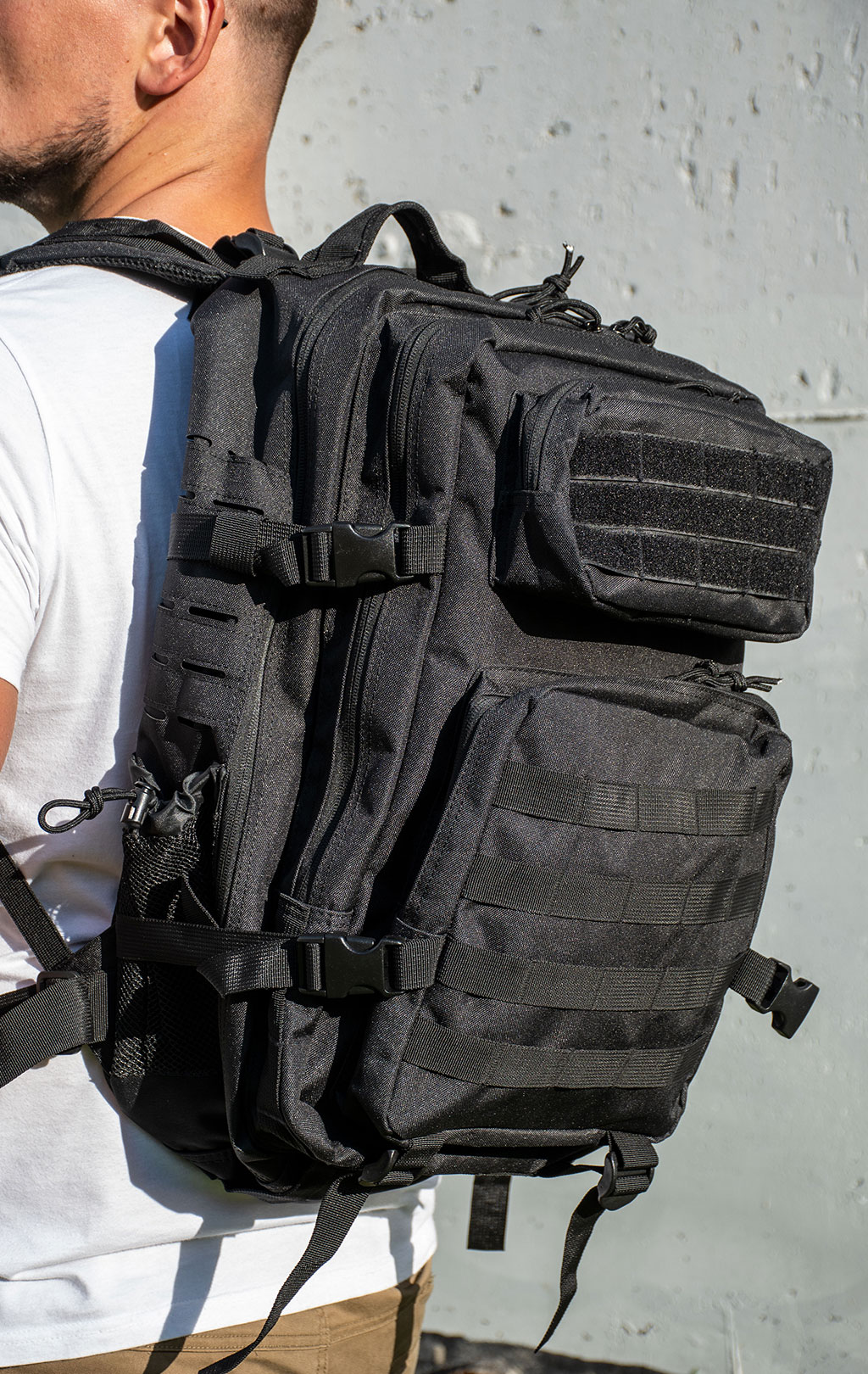 Рюкзак тактический ASSAULT 40L side laser cut black BS-1561-3 Китай