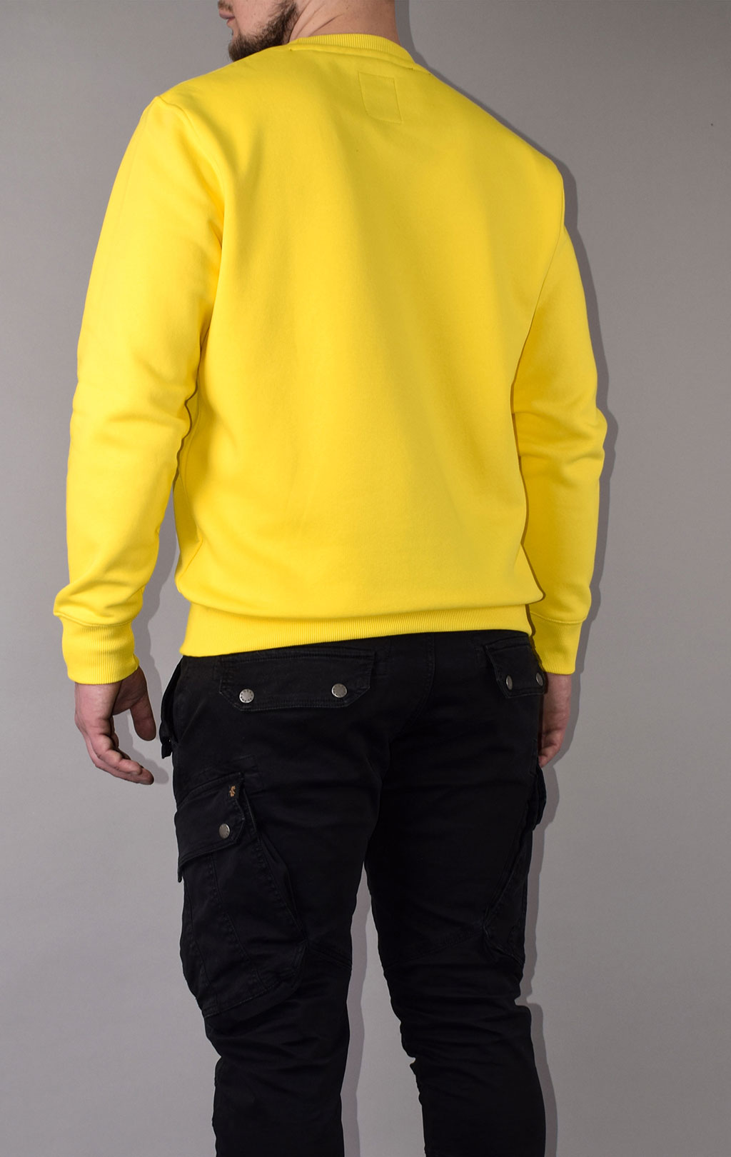 Свитшот ALPHA INDUSTRIES BASIC SWEATER empire yellow 