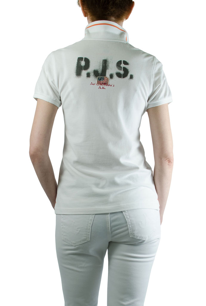 Женская футболка-поло PARAJUMPERS YAKIMA off white 