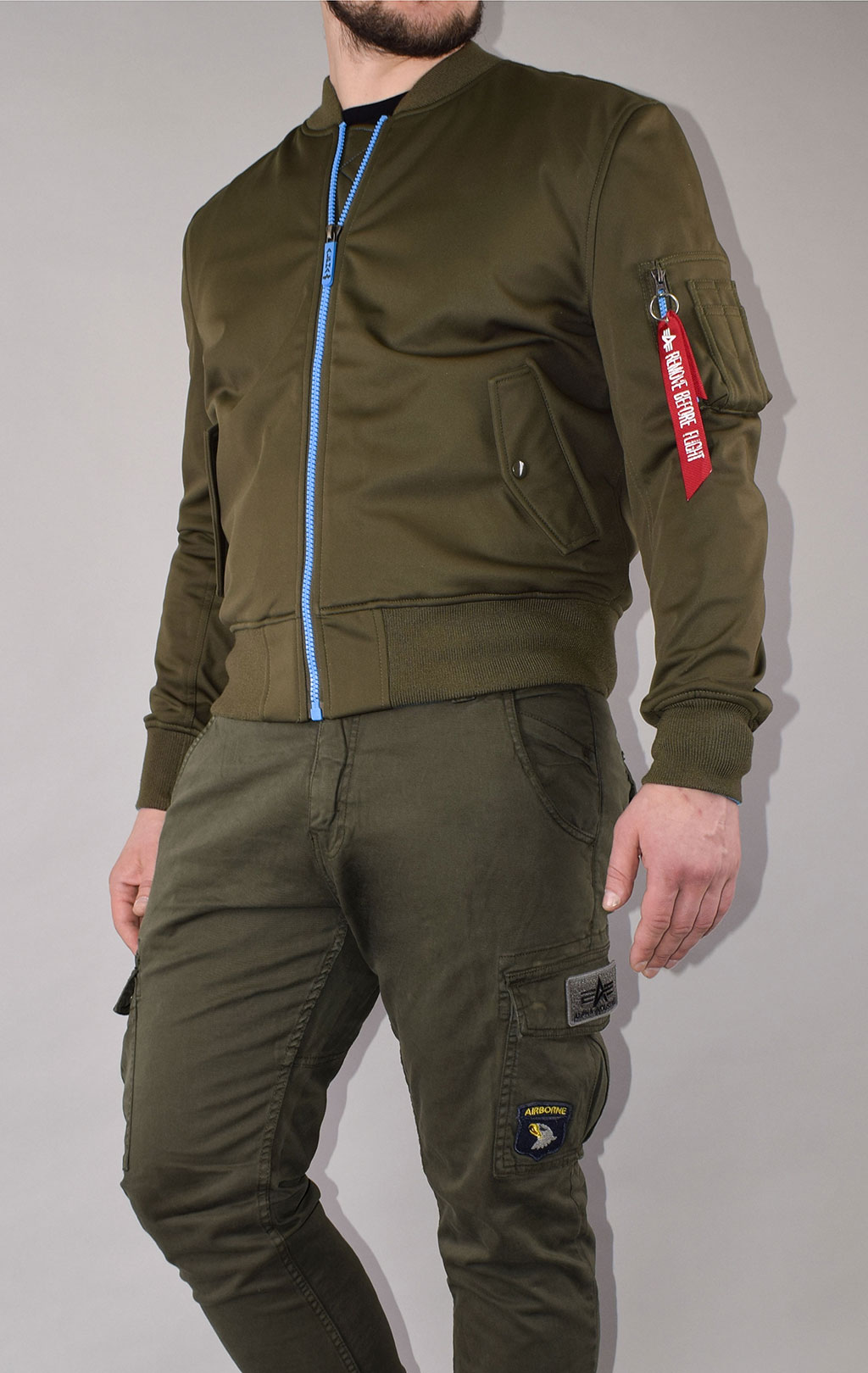 Ветровка ALPHA INDUSTRIES MA-1 Soft Shell olive 