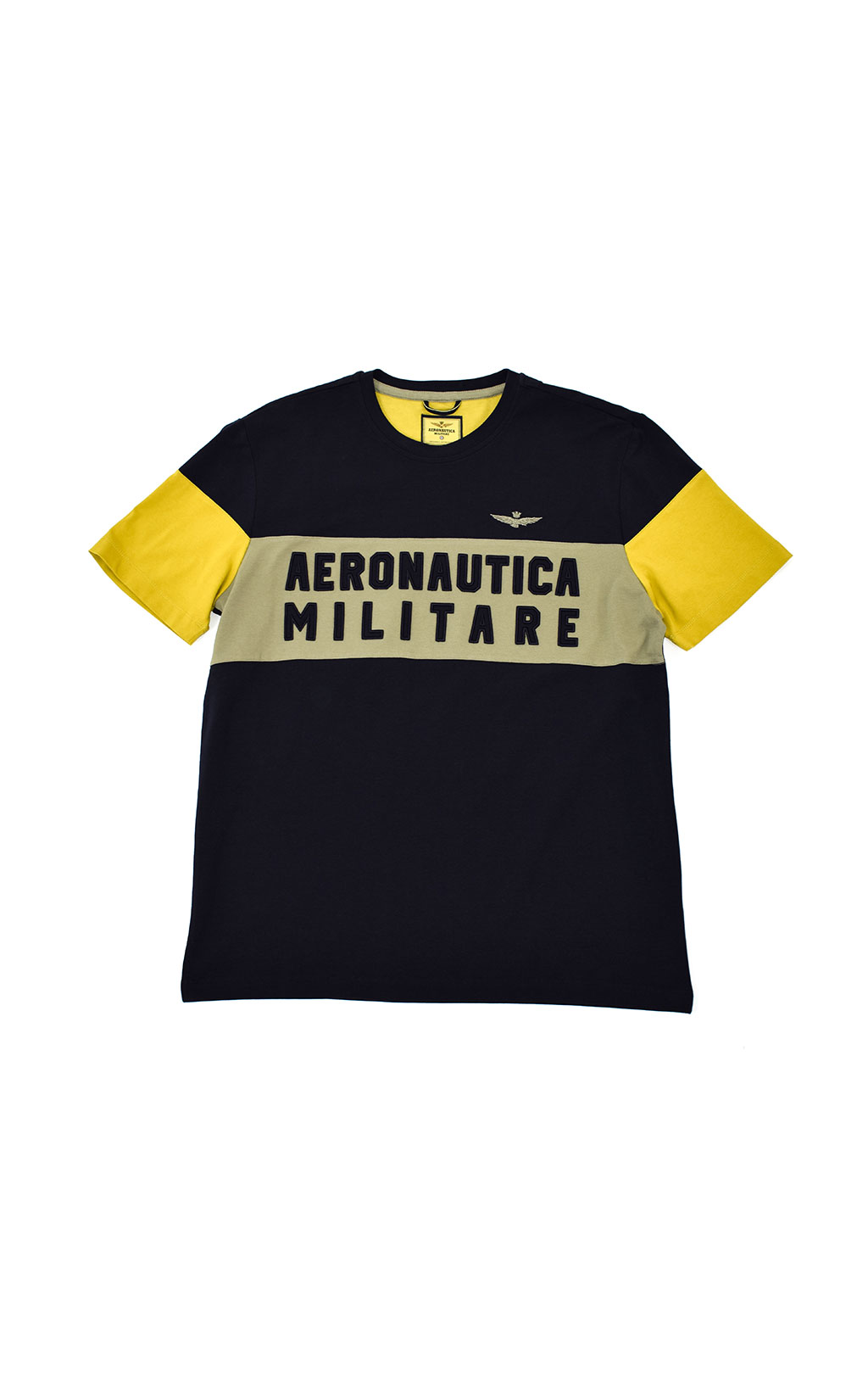 Футболка AERONAUTICA MILITARE SS 21/TR green/blue black (TS 1817) 