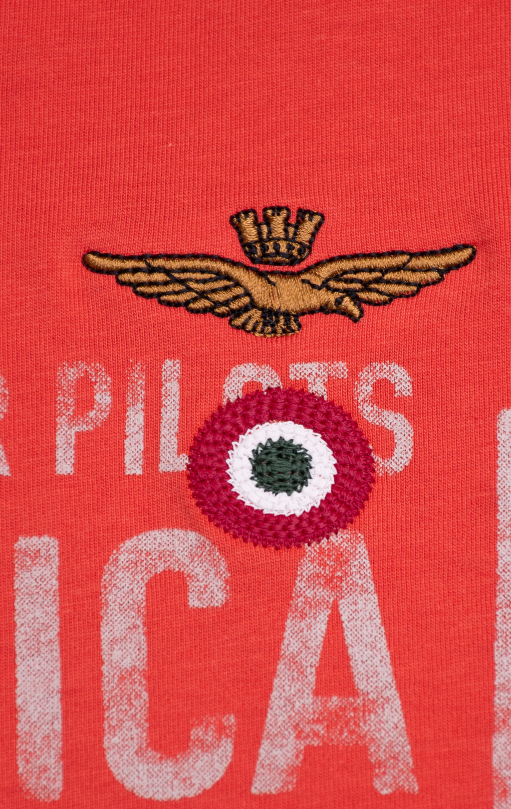 Футболка AERONAUTICA MILITARE SS 26/BD paprica (TS 2528) 