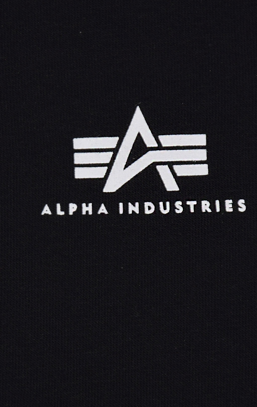 Свитшот ALPHA INDUSTRIES BASIC SWEATER SMALL LOGO big size black 