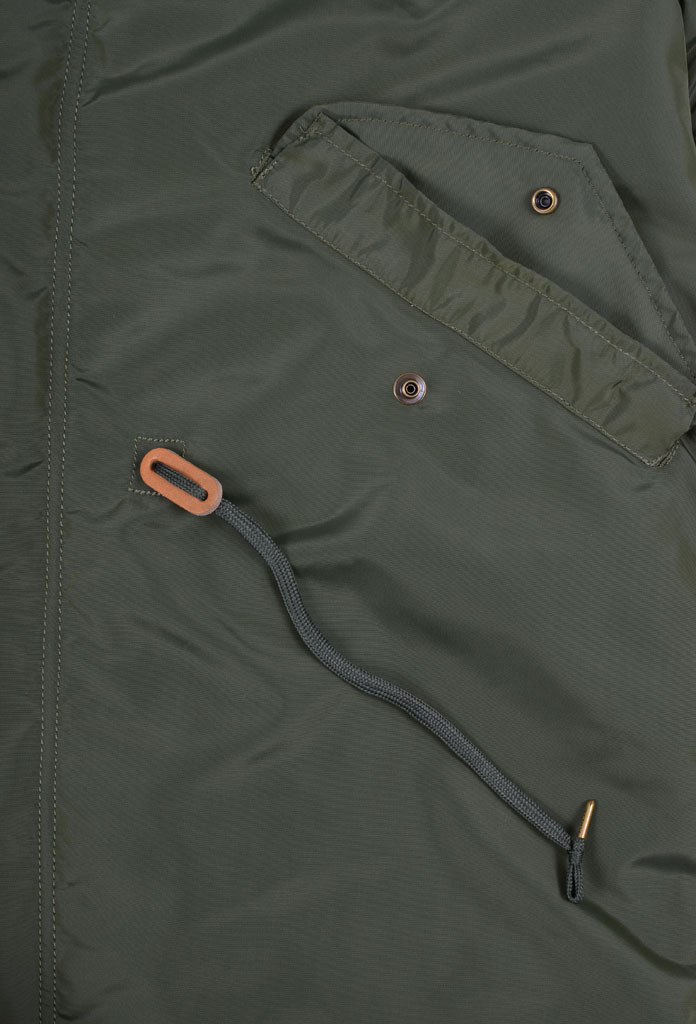 Куртка-парка ALPHA INDUSTRIES FISHTAIL TT 2in1 green dark 