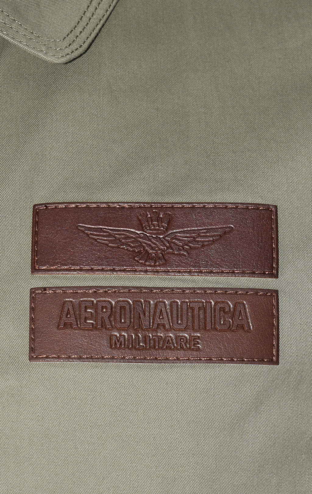 Ветровка-бомбер AERONAUTICA MILITARE SS 23 m/CN verde (AB 2085) 