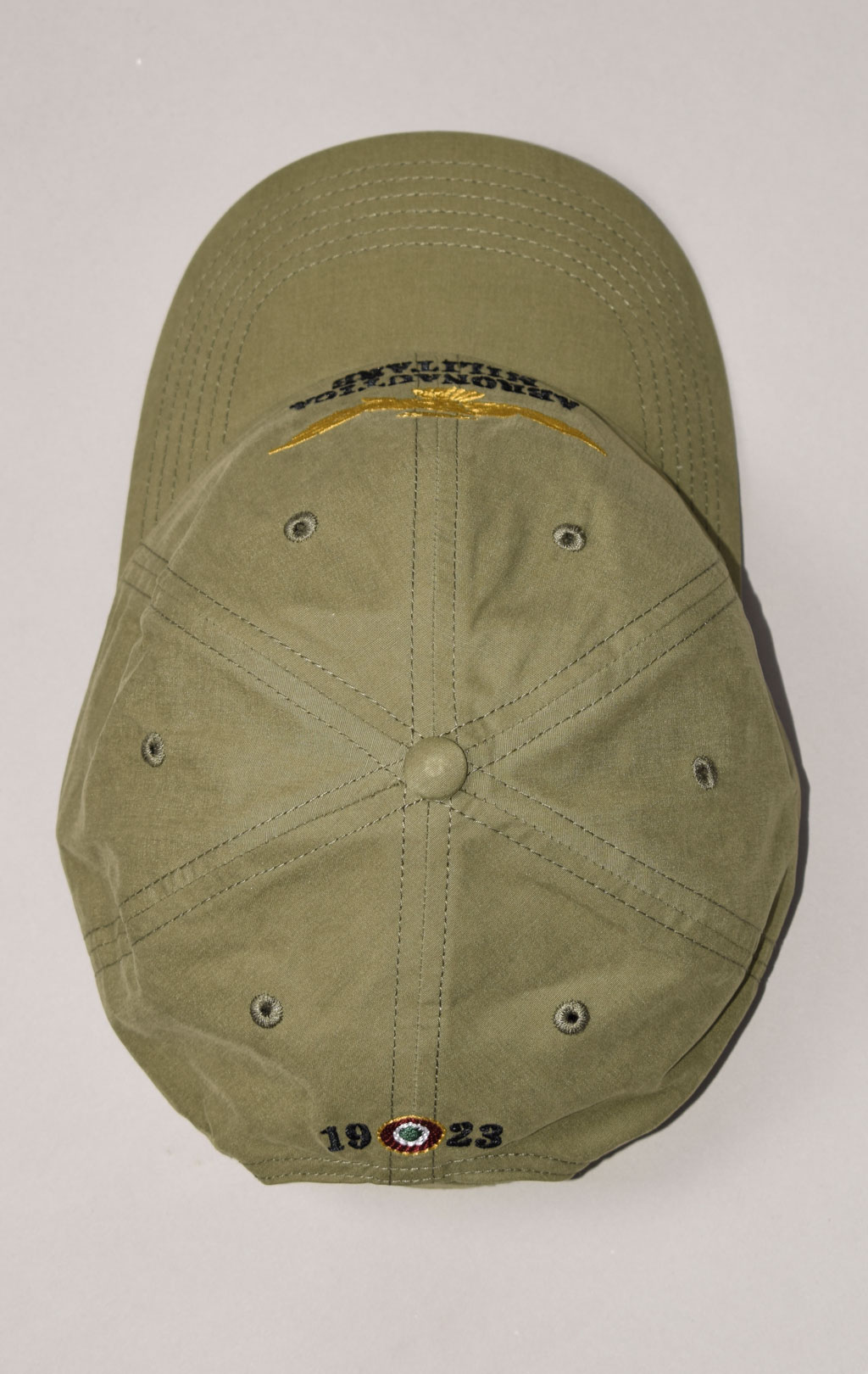 Бейсболка AERONAUTICA MILITARE SS 22/CN green military (HA 980) 