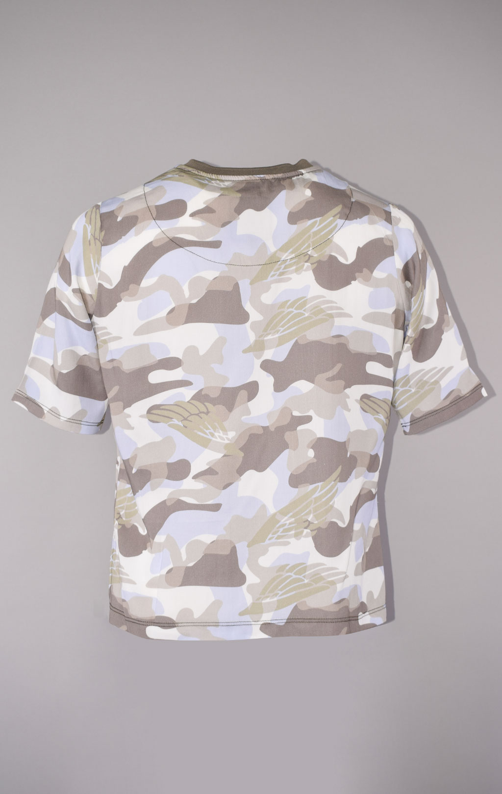 Женская футболка AERONAUTICA MILITARE SS 23/MA camo azzurro donna (TS 2100) 