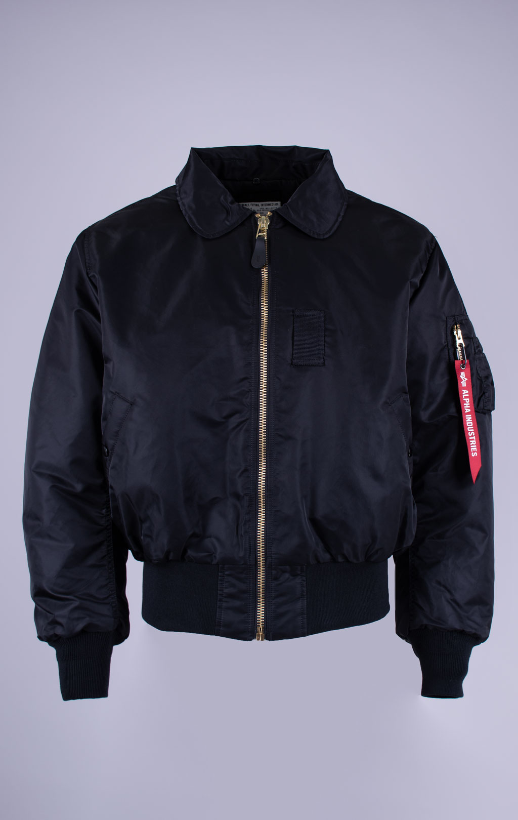 Куртка-пилот ALPHA INDUSTRIES B-15 HERITAGE FIT FLIGHT JACKET FW 26/27 black 